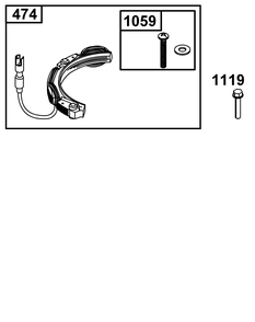 Alternator Group Diagram and Parts List for 31Q507-0014-H5 200000 - 399999 Briggs and Stratton Engine